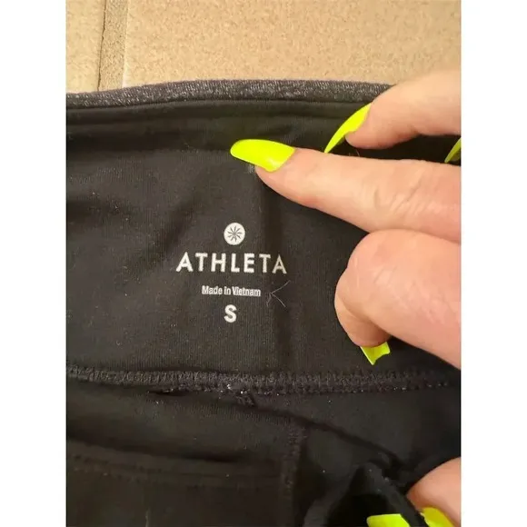 Athleta Women's Black Skort S Lined Performance Gym Golf Yoga Activewear