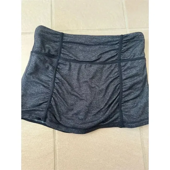 Athleta Women's Black Skort S Lined Performance Gym Golf Yoga Activewear