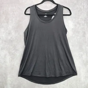 Athletic Works Black Sleeveless Racerback Activewear Performance Tank Top Medium