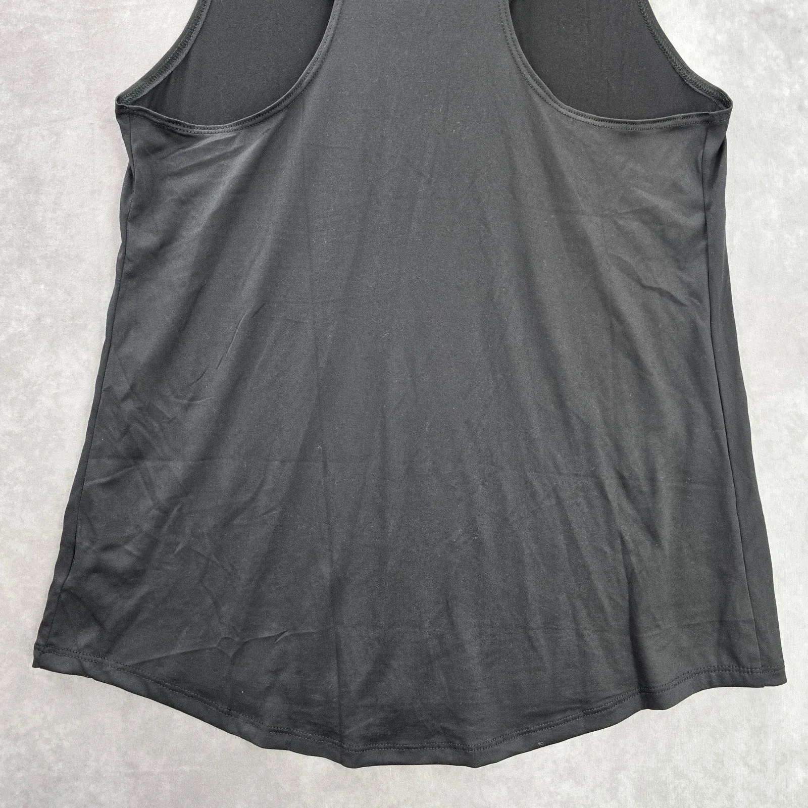 Athletic Works Black Sleeveless Racerback Activewear Performance Tank Top Medium