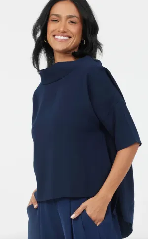 Audrey Cowl Neck Top
