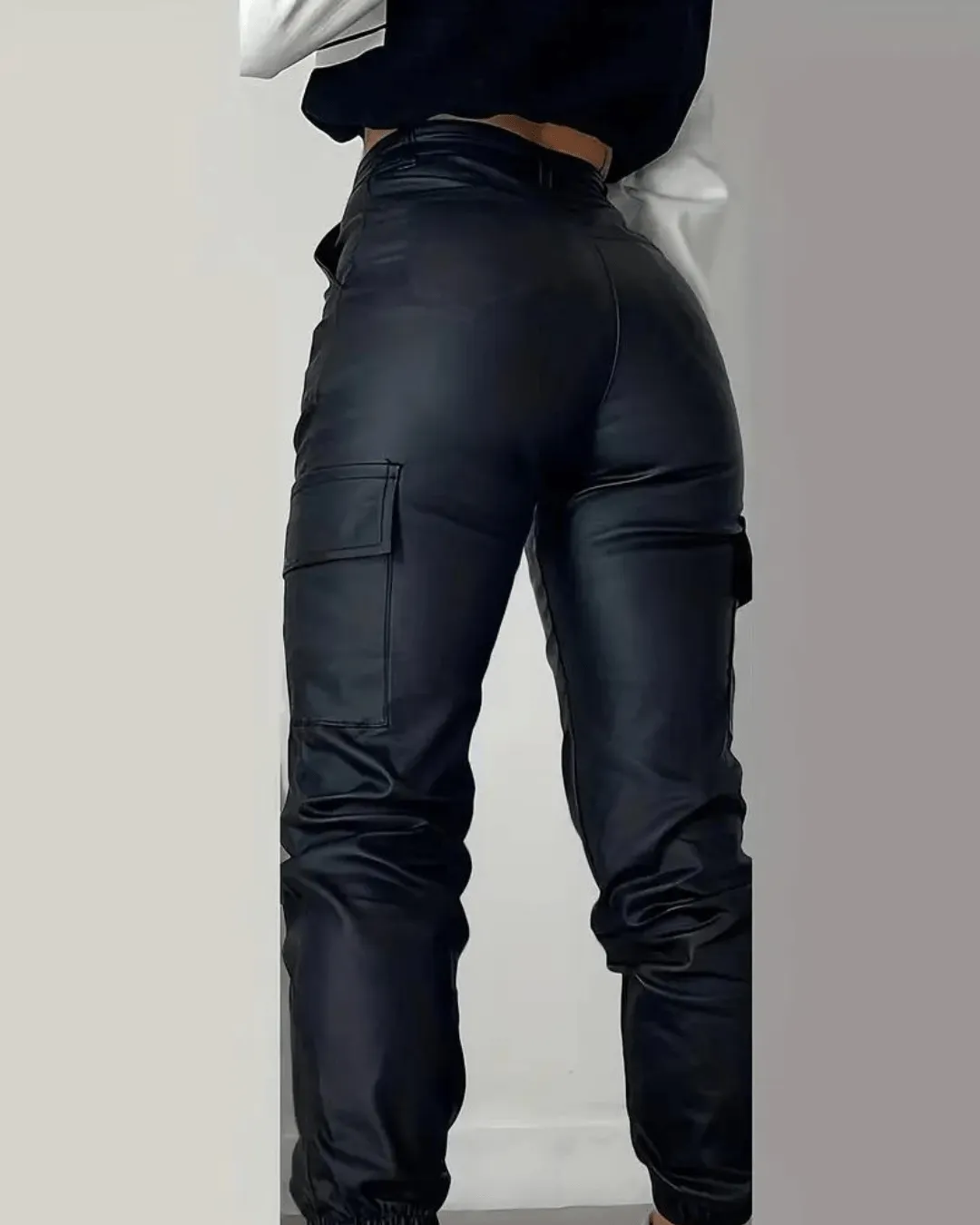 Augusta® | Casual Faux Leather Trousers