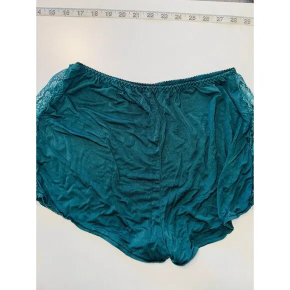 Avidlove Sleepwear Set Cami and Shorts Floral Lace Womens Medium Aqua Green