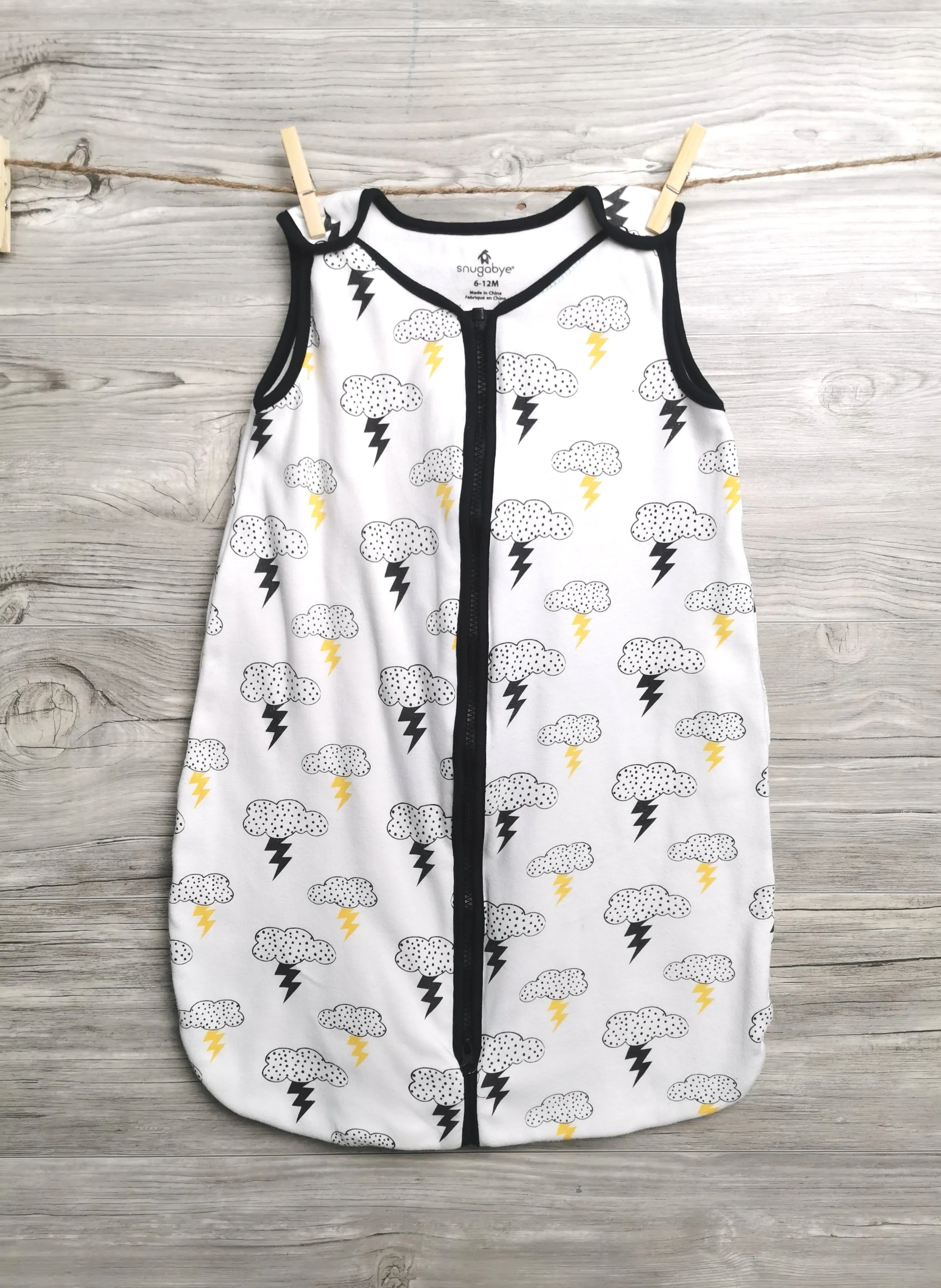 BABY BOY SIZE 6/12 MONTHS - SNUGABYE Soft & Cozy Sleep Sack VGUC B41