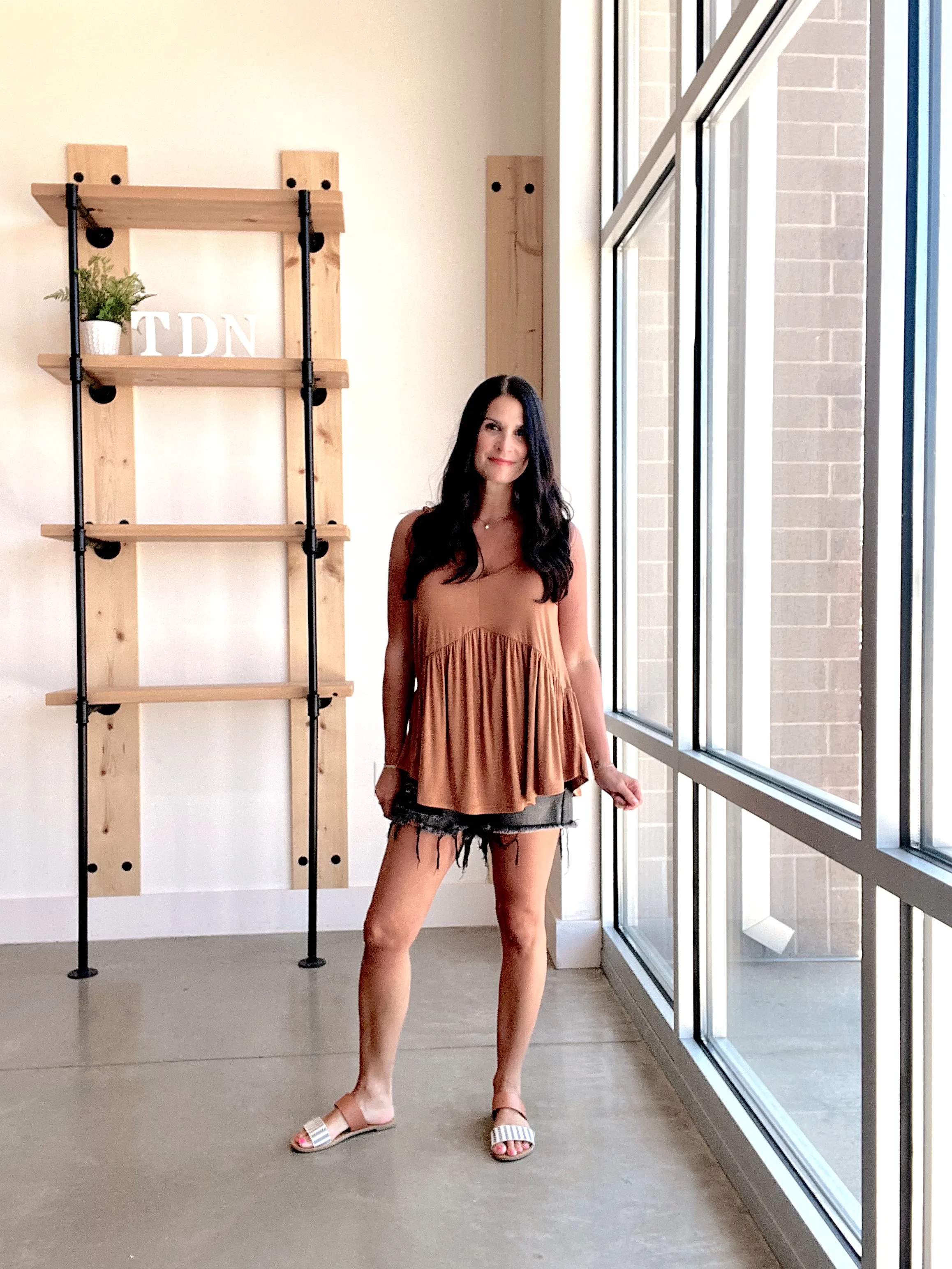 Babydoll Knit Tank Top