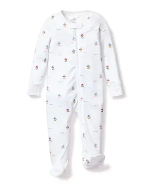 Baby's Pima Romper in Bateau