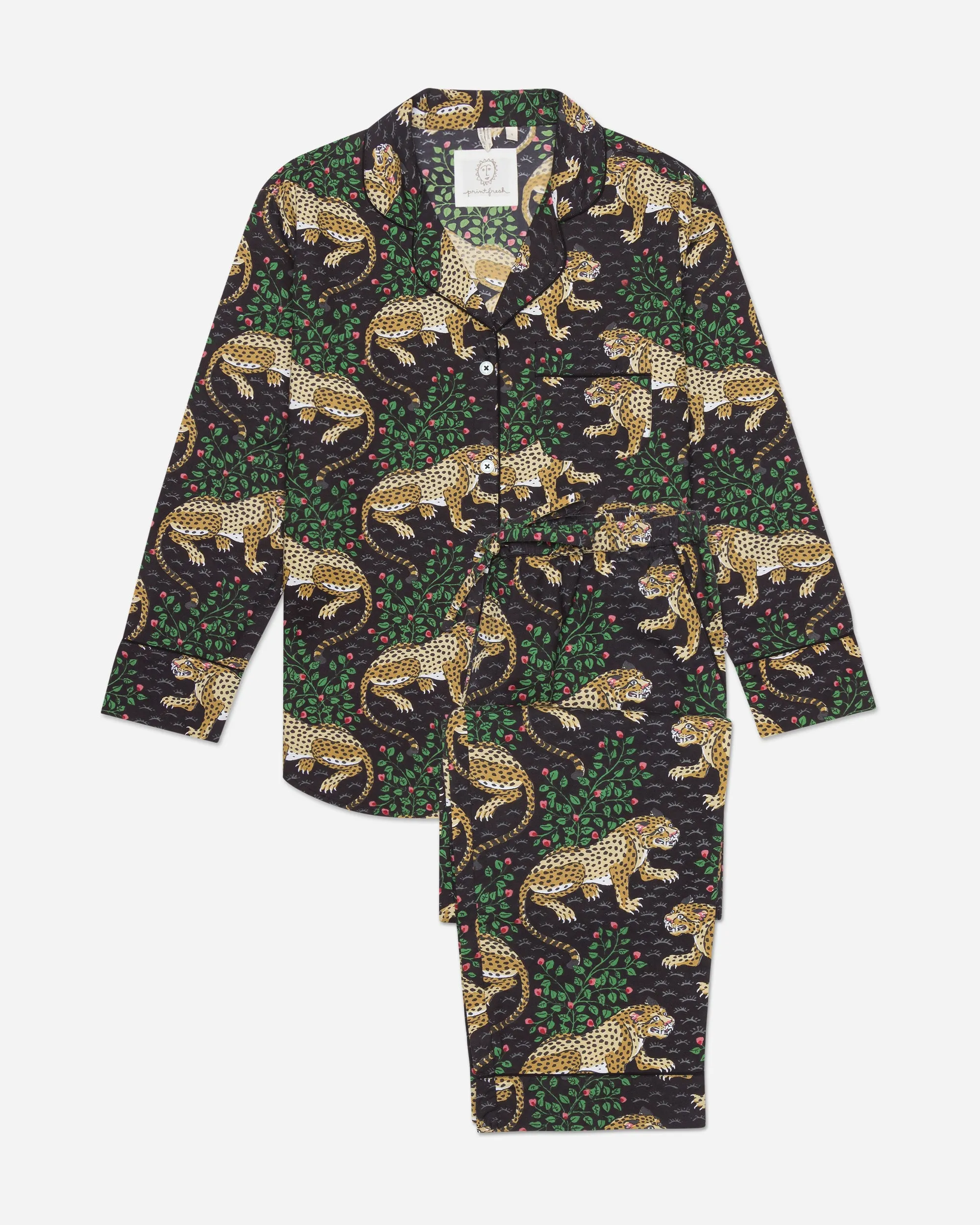 Bagheera - Petite Long PJ Set - Ink
