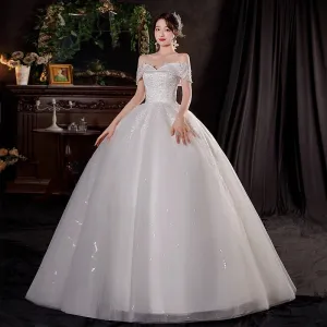 Ball Gown Wedding Dresses Off The Shoulder Wedding Gowns