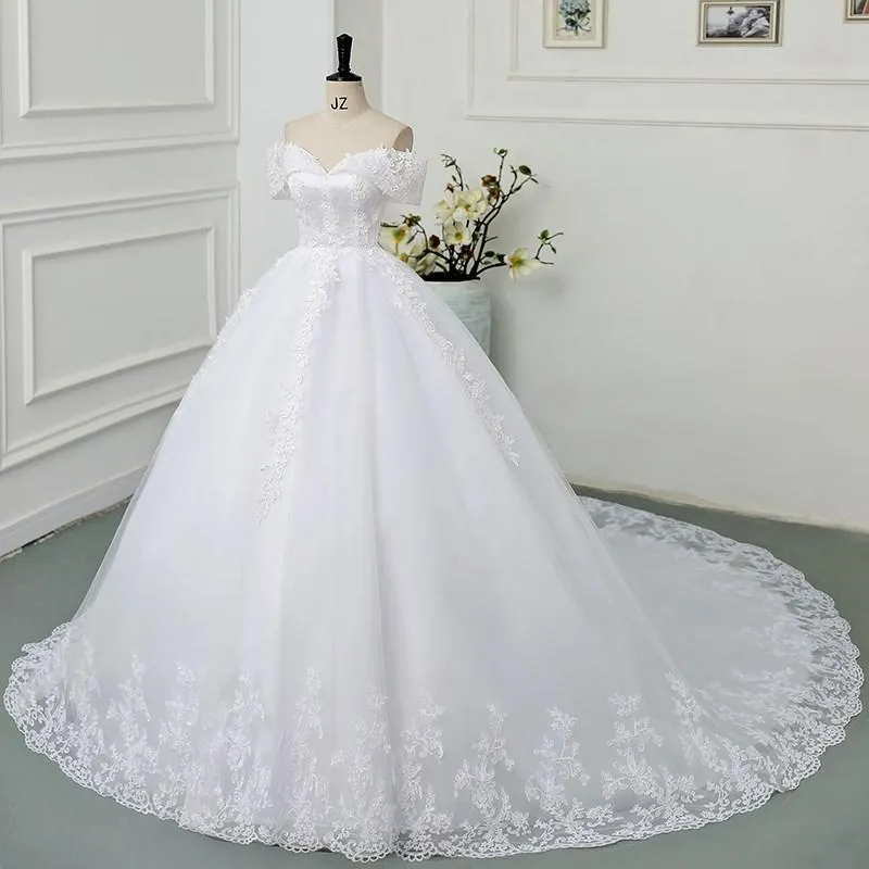 Ball Gown Wedding Dresses Off The Shoulder Wedding Gowns