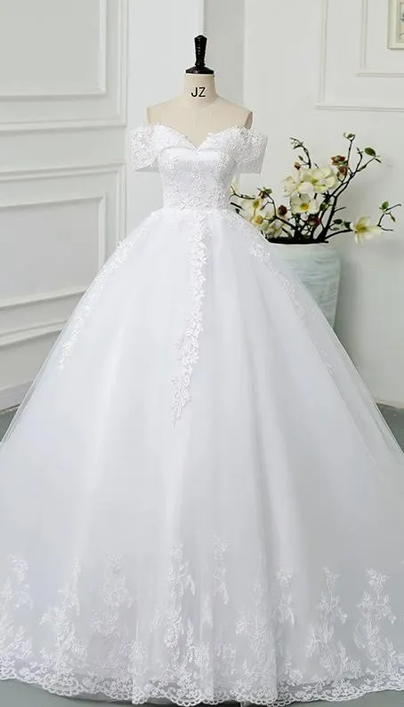 Ball Gown Wedding Dresses Off The Shoulder Wedding Gowns