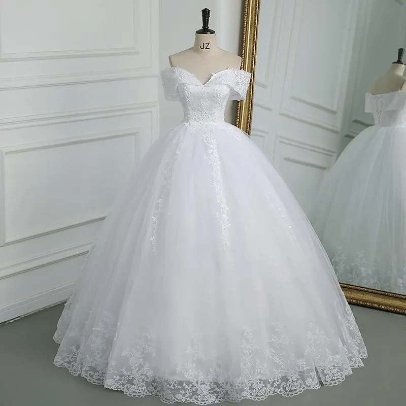 Ball Gown Wedding Dresses Off The Shoulder Wedding Gowns