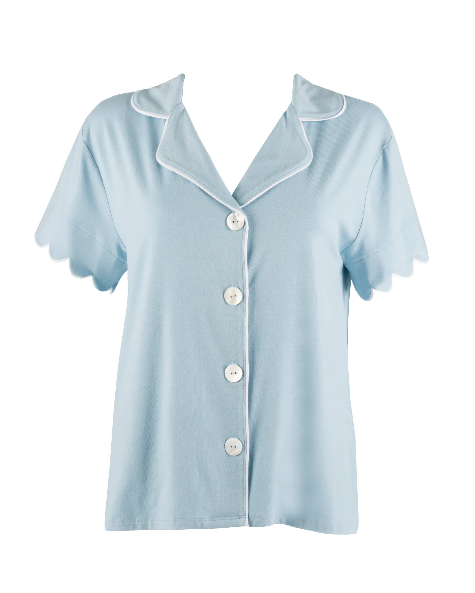Bamboo Sleepwear Shorts Set (Blue)