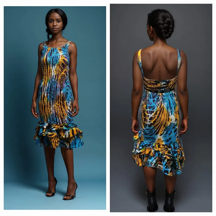 Batik Midi Dress