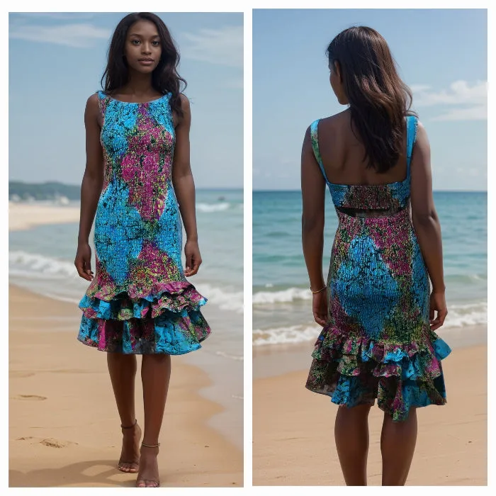 Batik Midi Dress