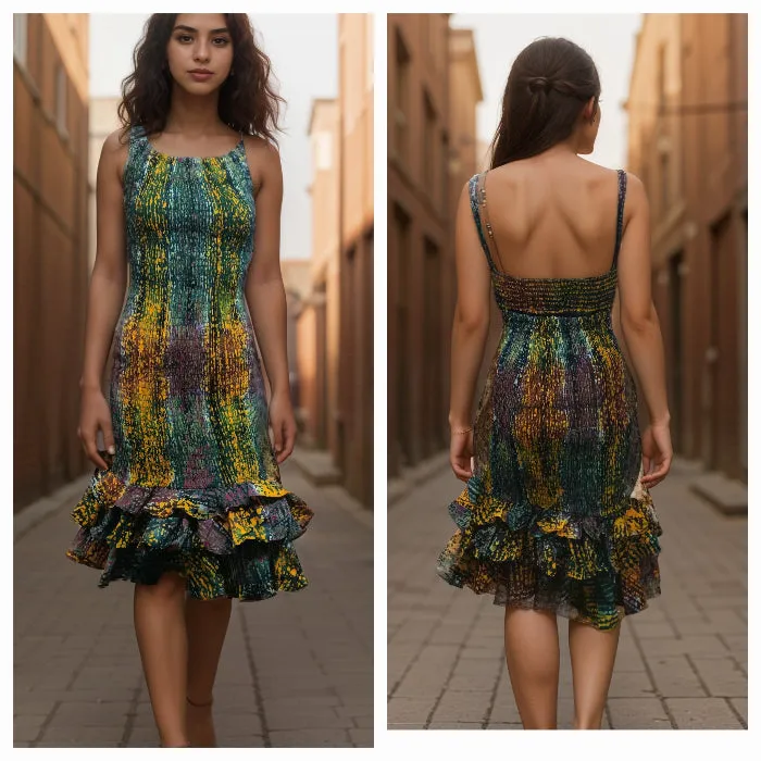 Batik Midi Dress