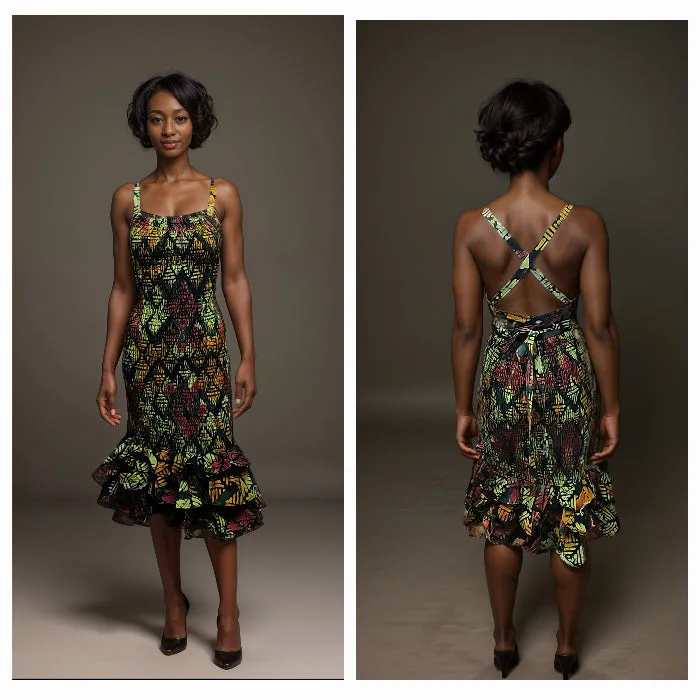 Batik Midi Dress