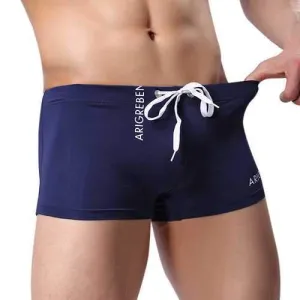 Beach Sexy Hot Spring Quickly Dry Boxers Trunks for Men