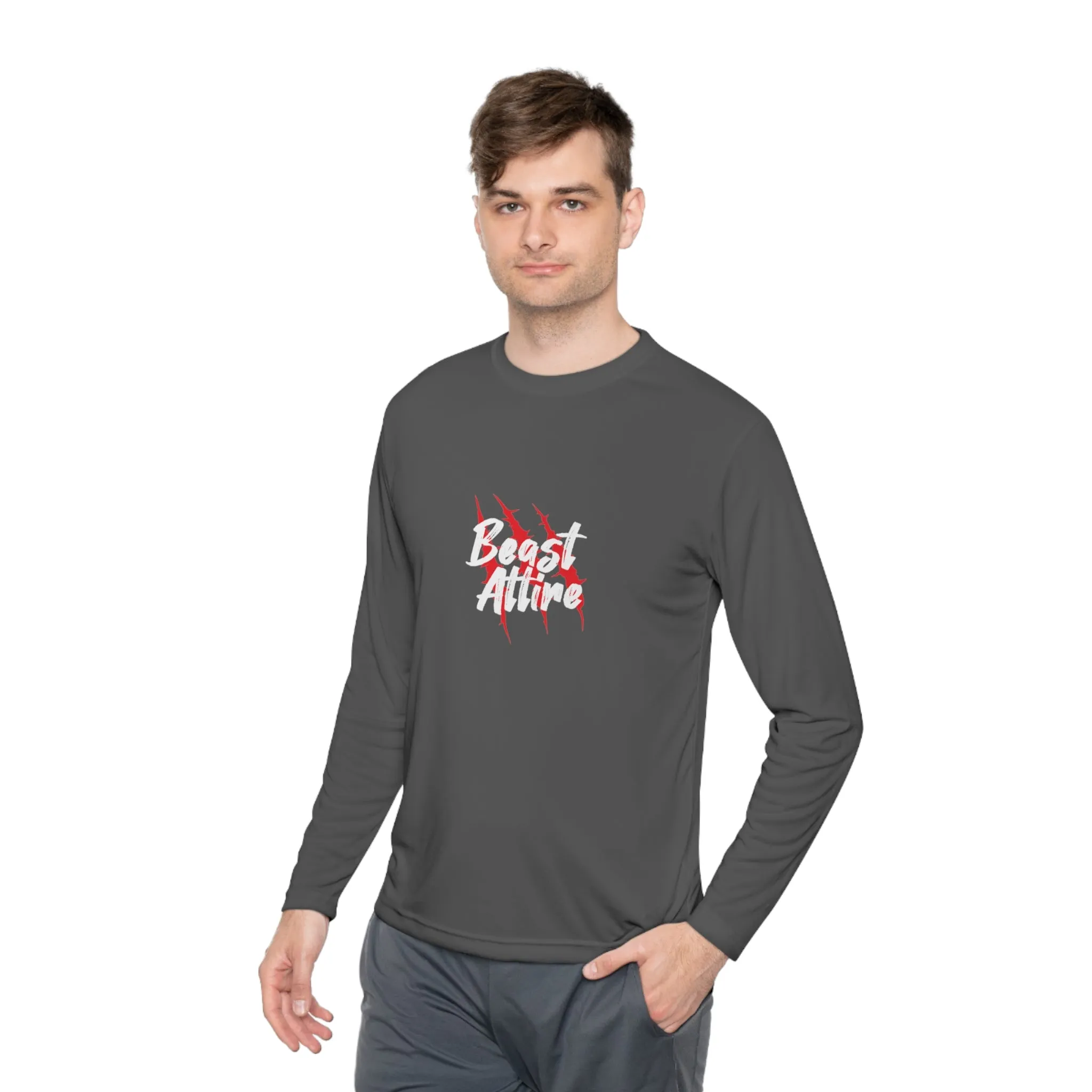 Beast Attire Lightweight Long Sleeve Dark Tee