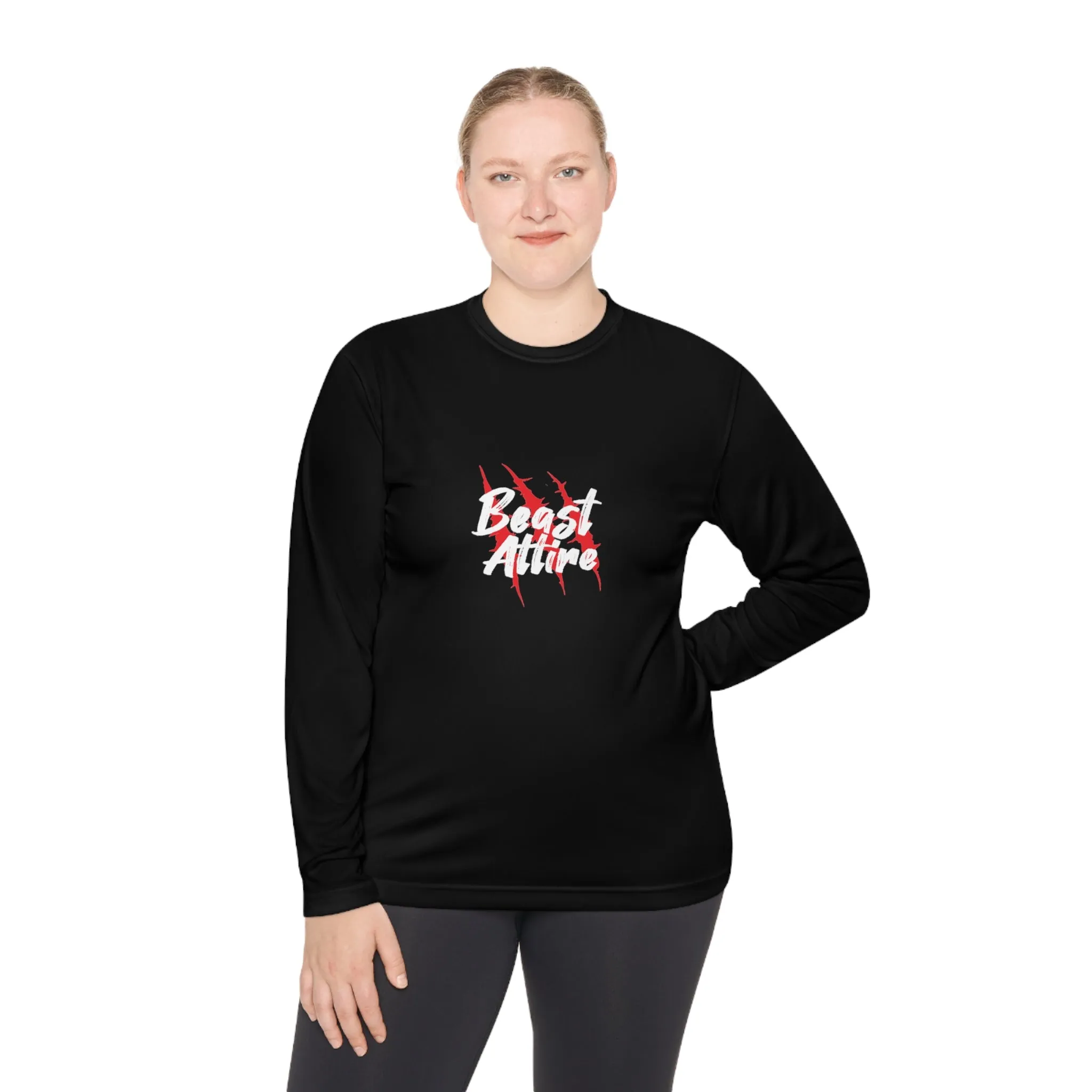 Beast Attire Lightweight Long Sleeve Dark Tee