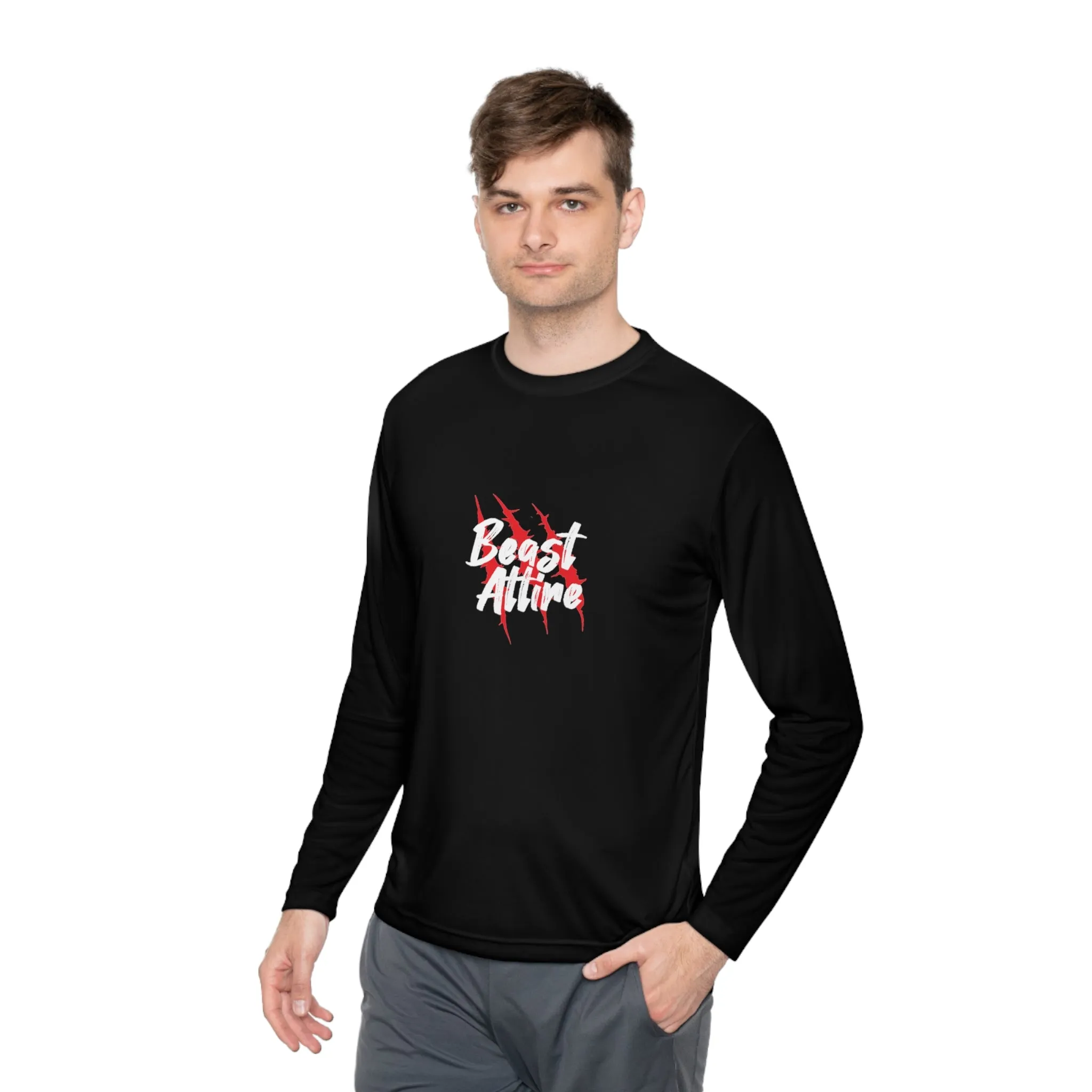 Beast Attire Lightweight Long Sleeve Dark Tee