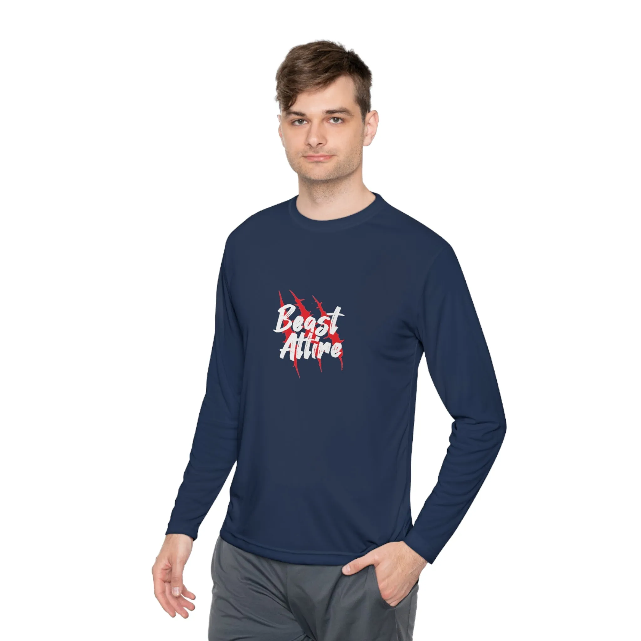 Beast Attire Lightweight Long Sleeve Dark Tee