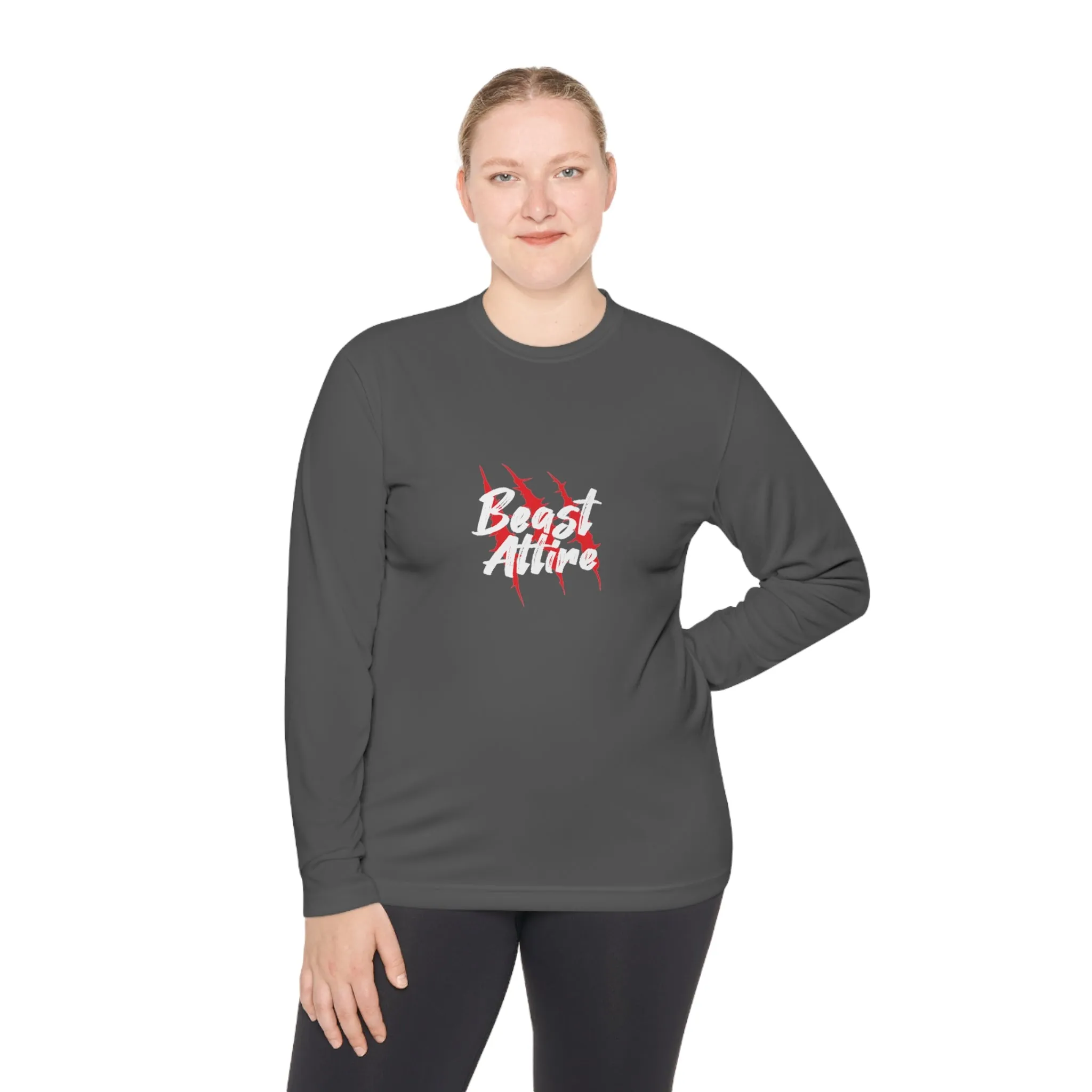 Beast Attire Lightweight Long Sleeve Dark Tee