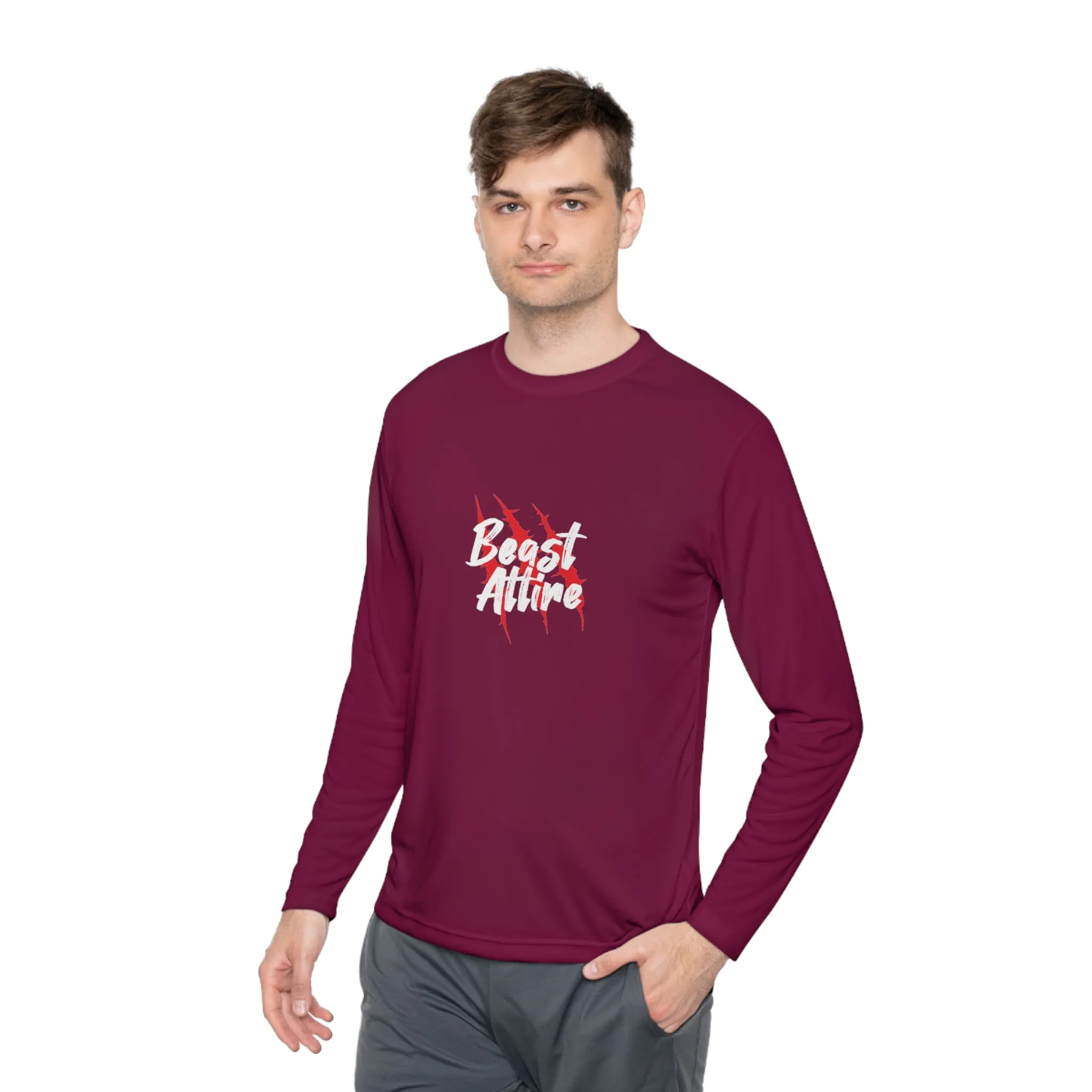 Beast Attire Lightweight Long Sleeve Dark Tee