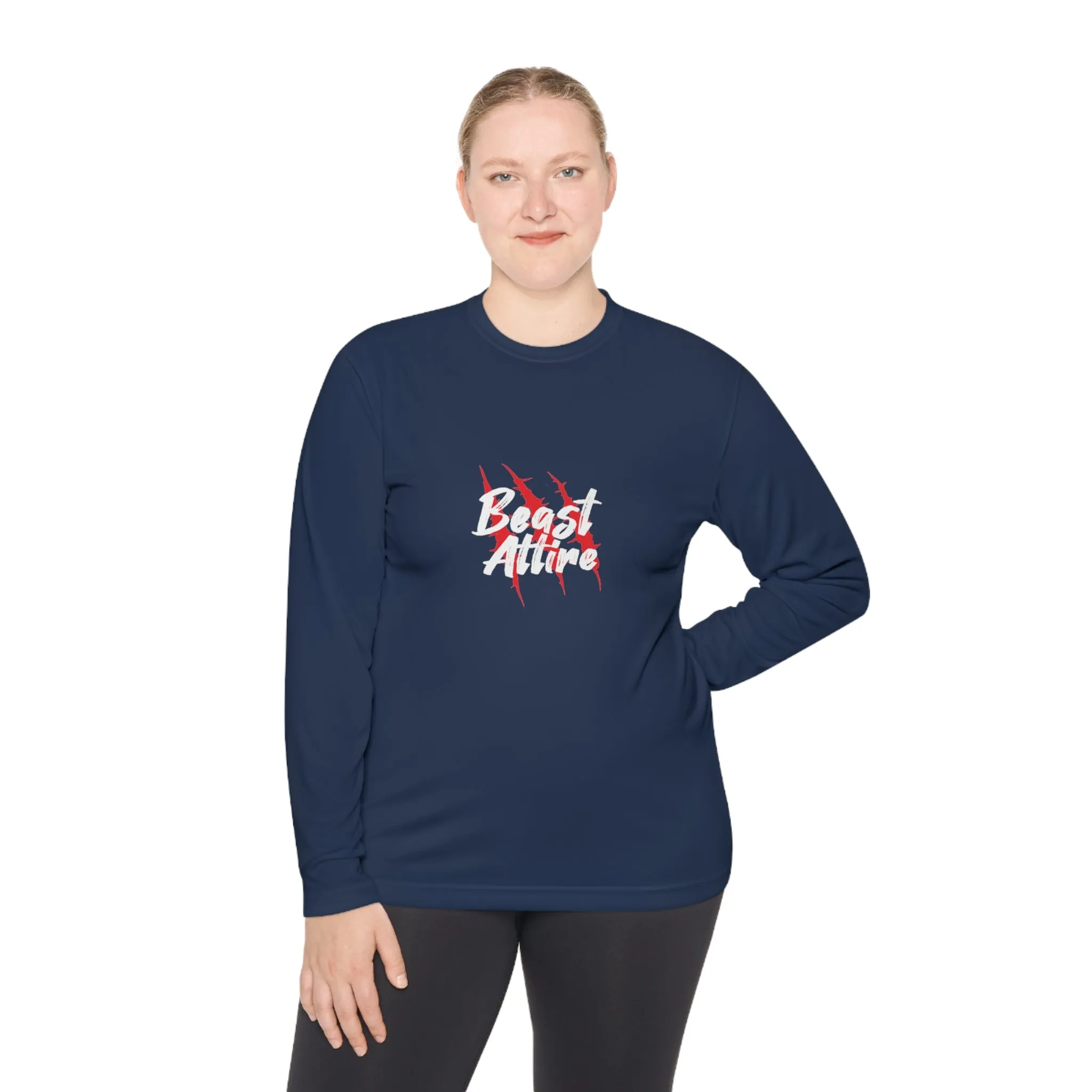 Beast Attire Lightweight Long Sleeve Dark Tee