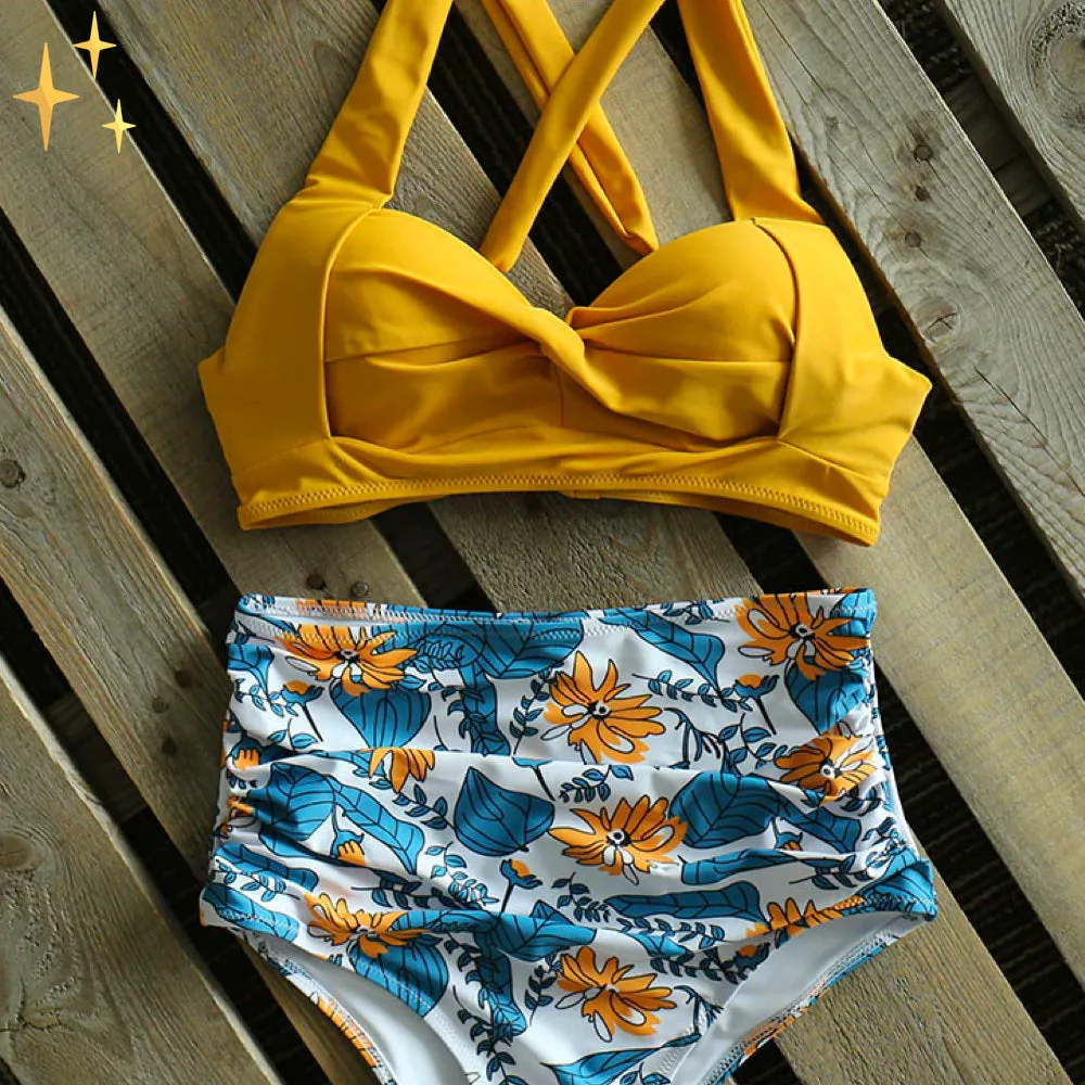 Belia® | Heidi-Mode Bikini Set High Waist Bottom And Top For All Shapes And Sizes