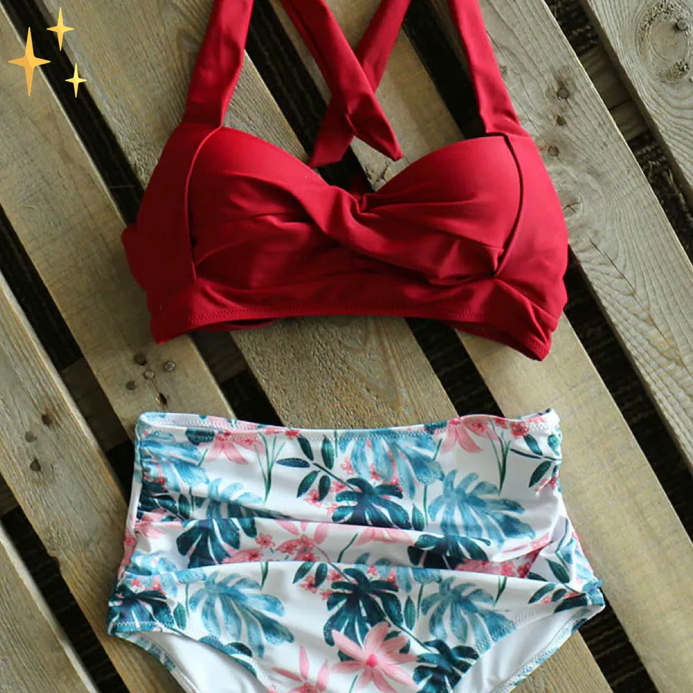 Belia® | Heidi-Mode Bikini Set High Waist Bottom And Top For All Shapes And Sizes