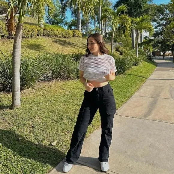 Bernetta® | Straight Leg Cargo Pants