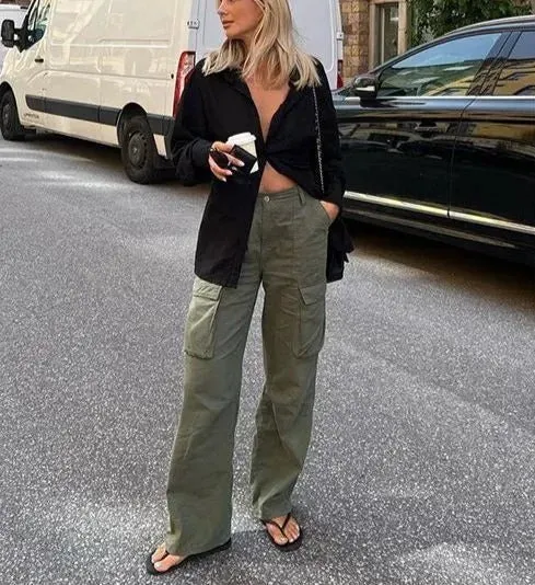 Bernetta® | Straight Leg Cargo Pants