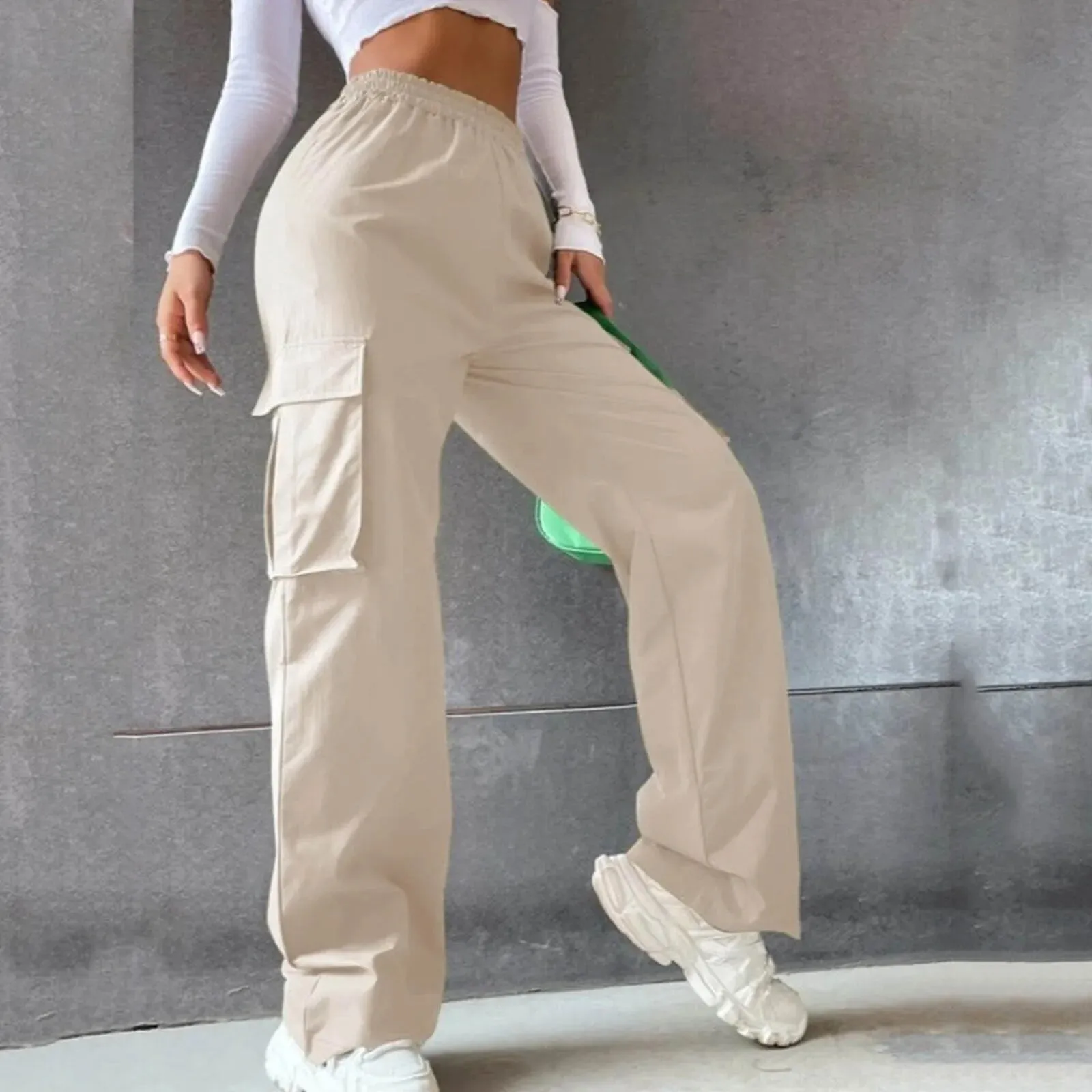 Betsy® | Women'S High Waist Cargo Pants