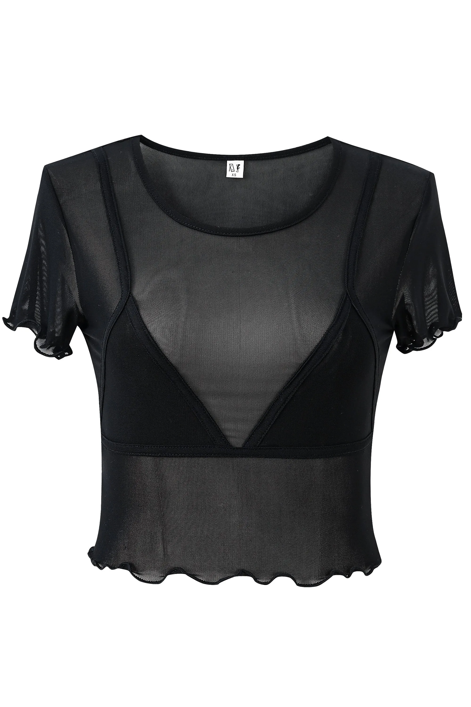Bikini Bod Sheer Mesh T-Shirt