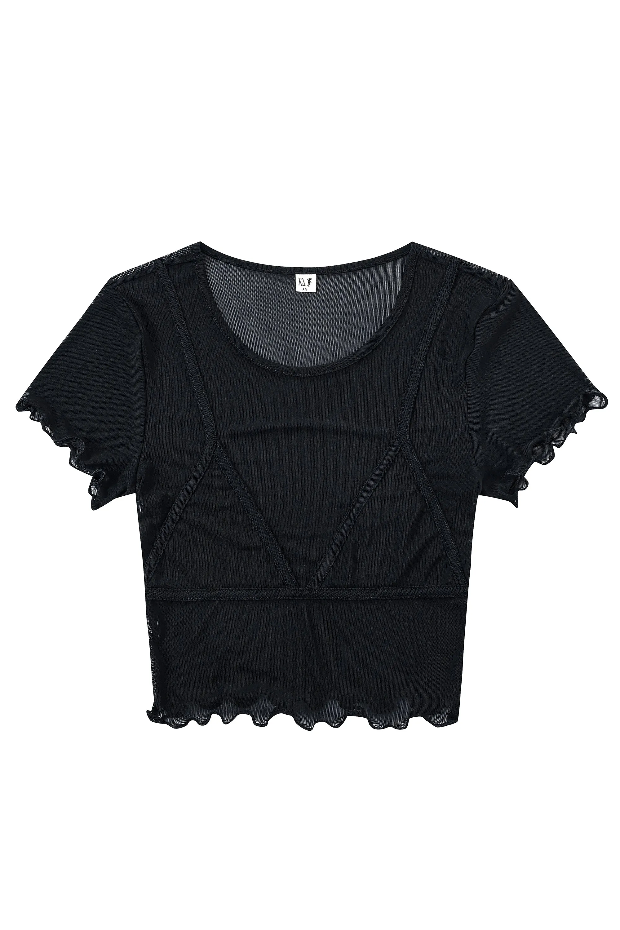 Bikini Bod Sheer Mesh T-Shirt