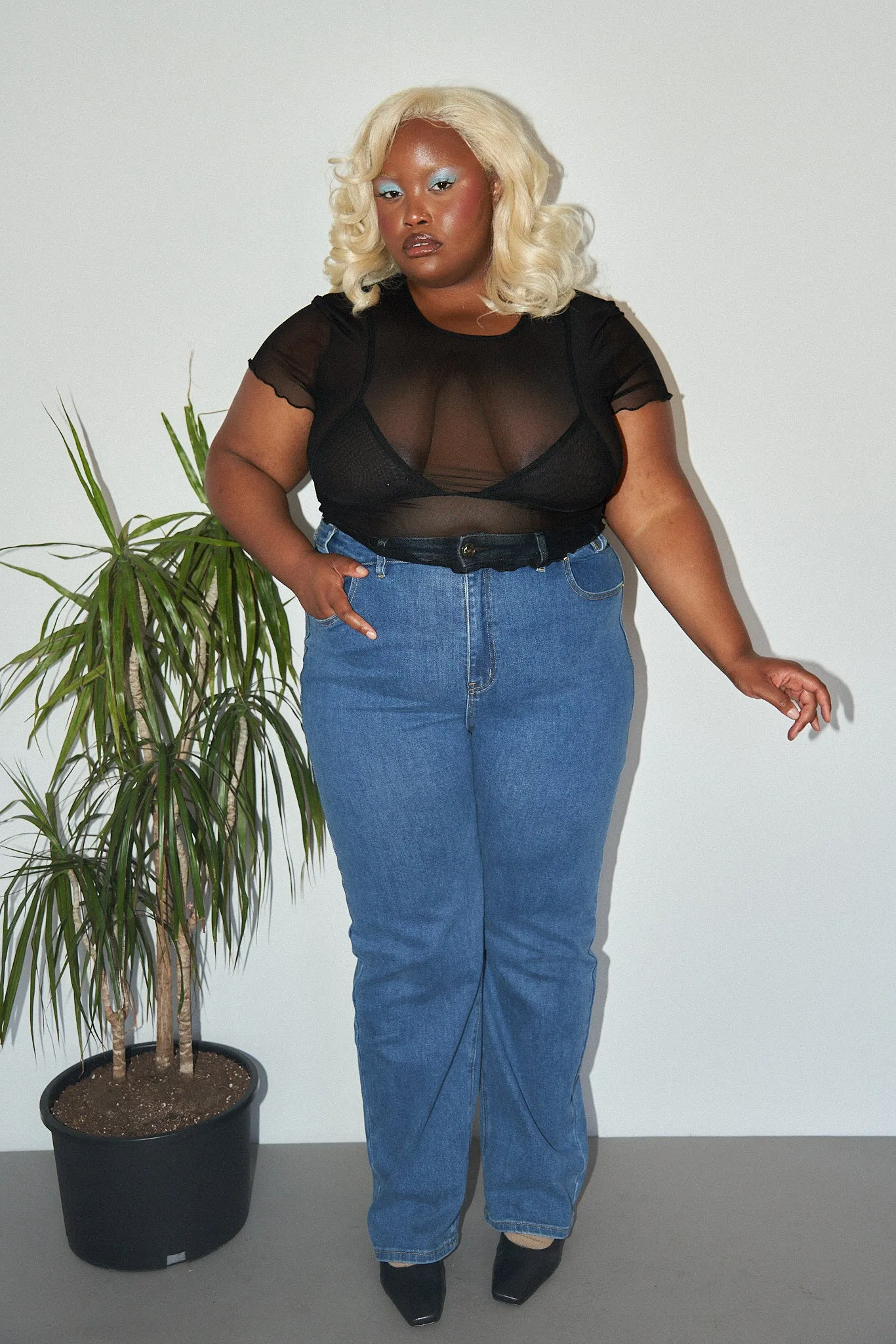 Bikini Bod Sheer Mesh T-Shirt