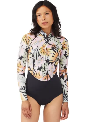 Billabong Womens Salty Dayz Light 1mm FL Front Zip Long Sleeve Spring Suit
