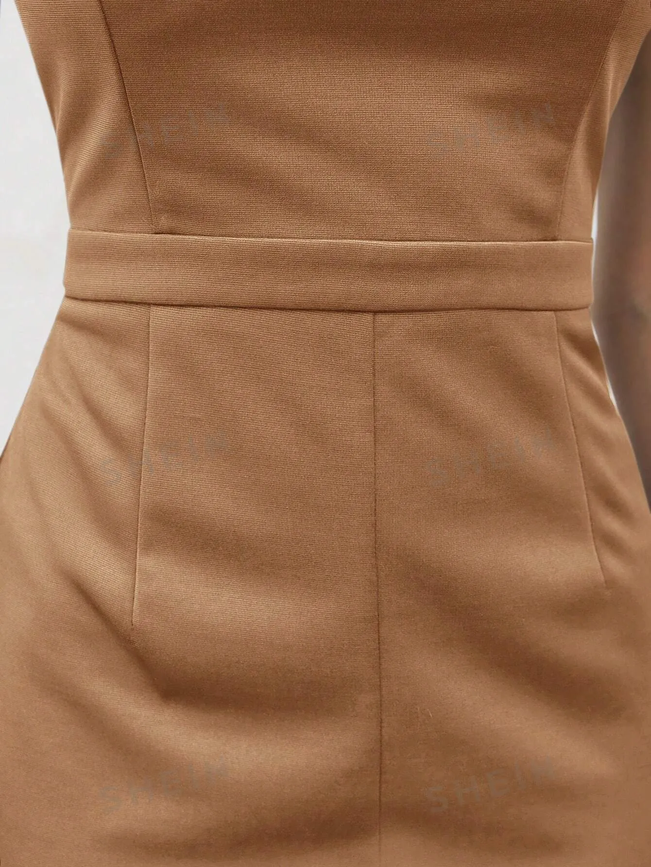 BIZwear Ladies' Solid Color Split Dress