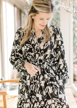 Black Floral Dress