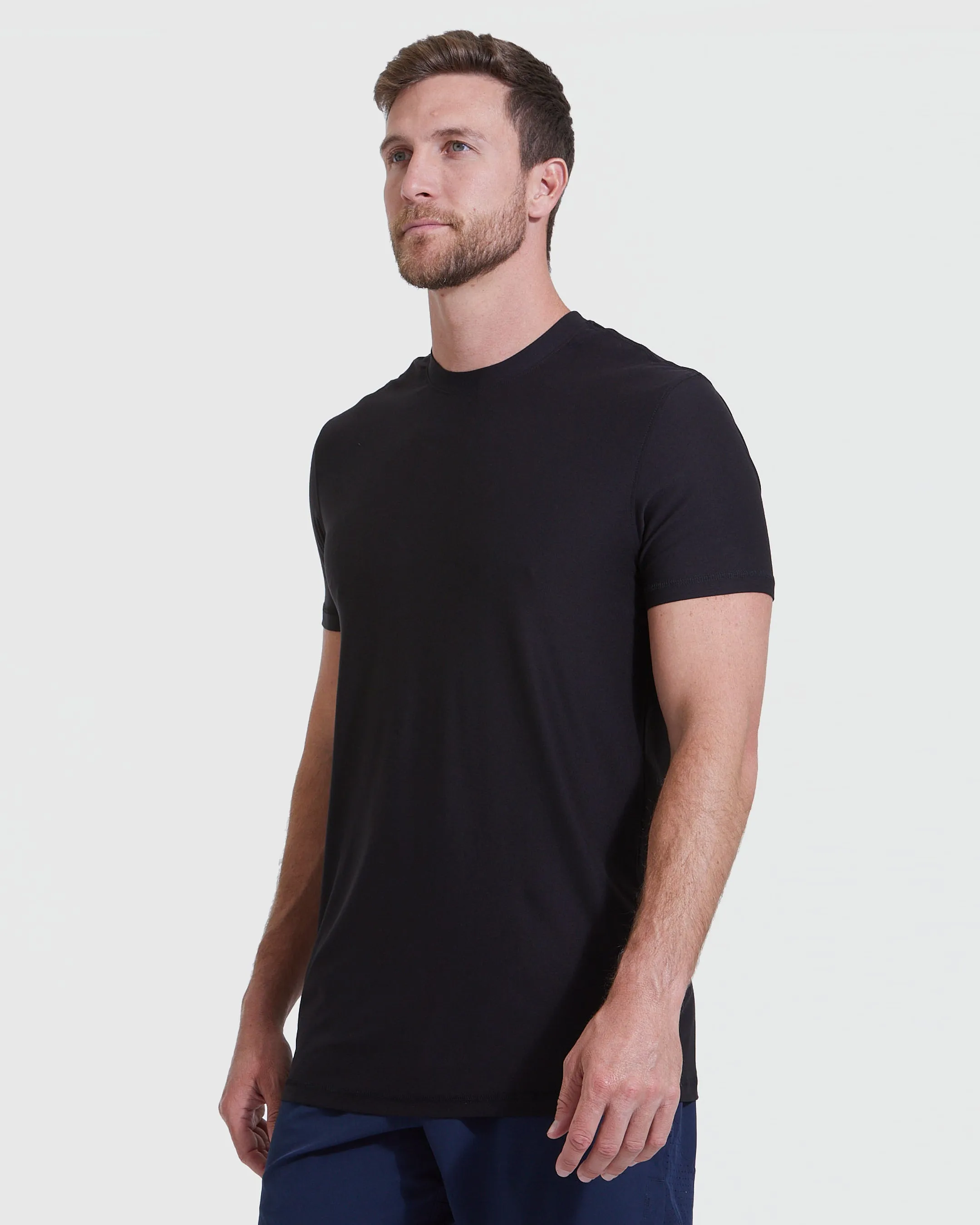 Black Tall Active Crew Neck 2.0