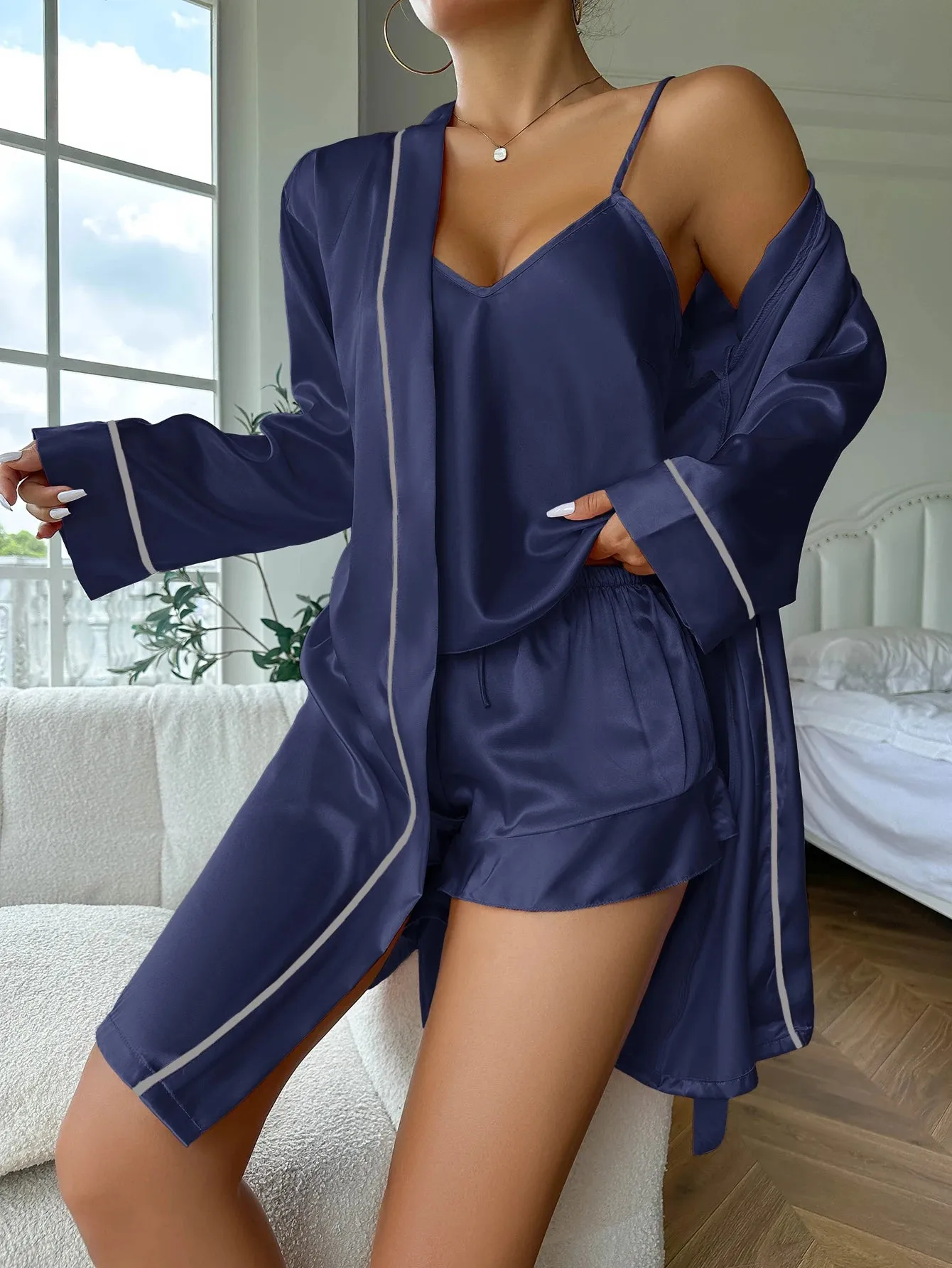 Blesa - Satin Pajama Set