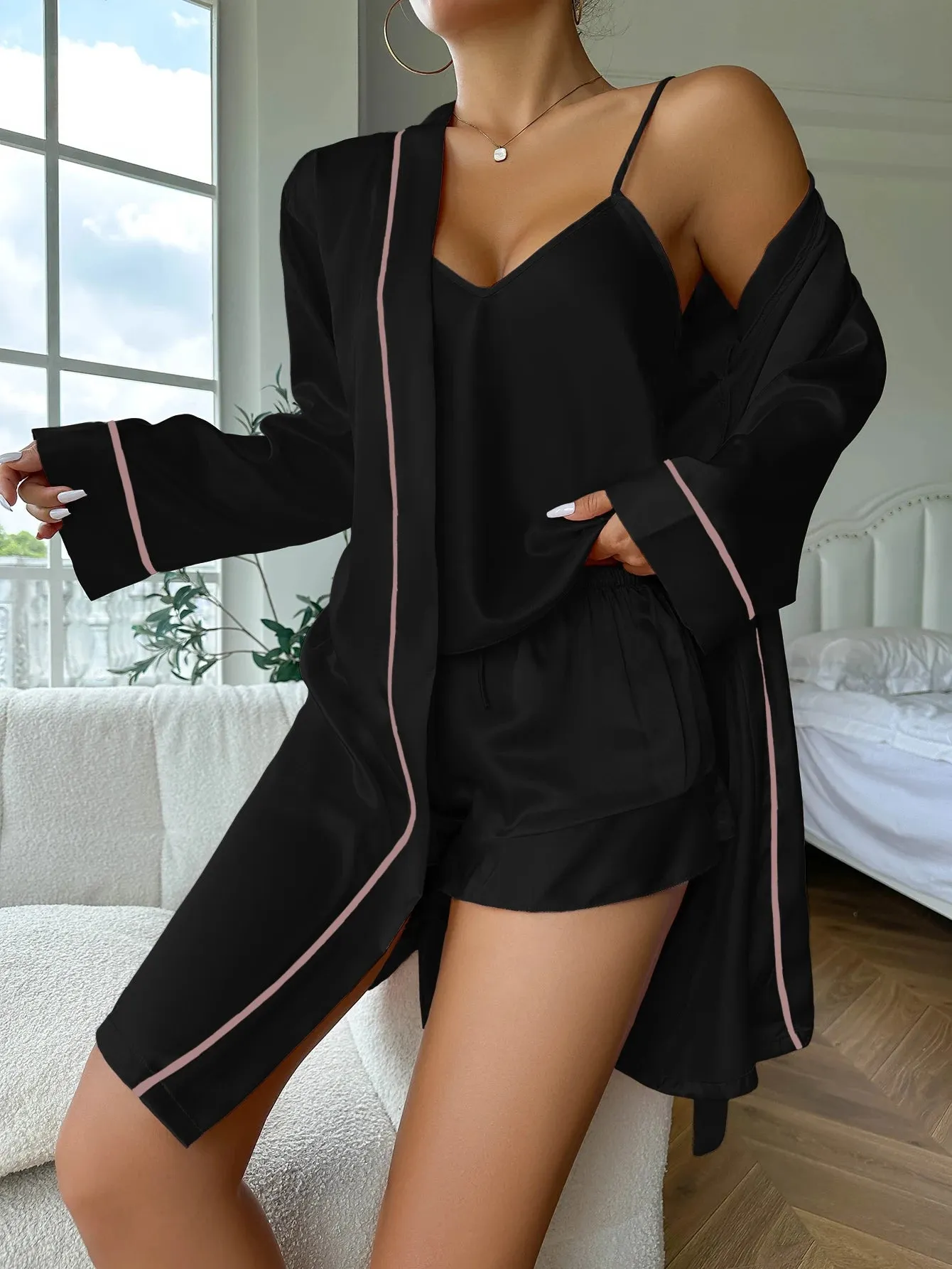 Blesa - Satin Pajama Set