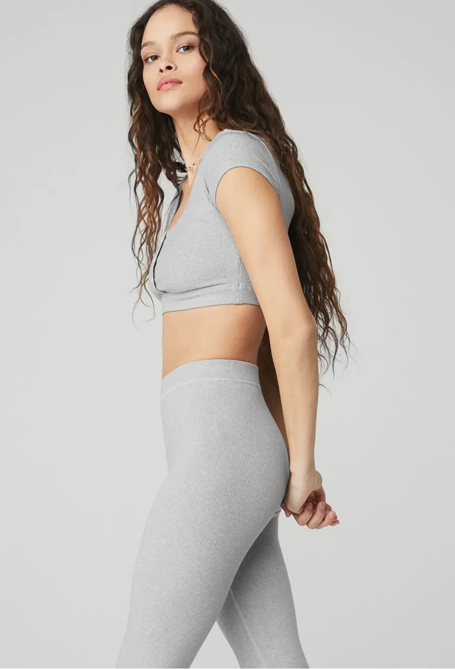 Blissful Henley Bra Top