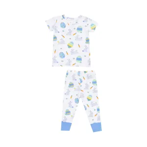 Blue Easter Bunnies Loungewear Sleep Set