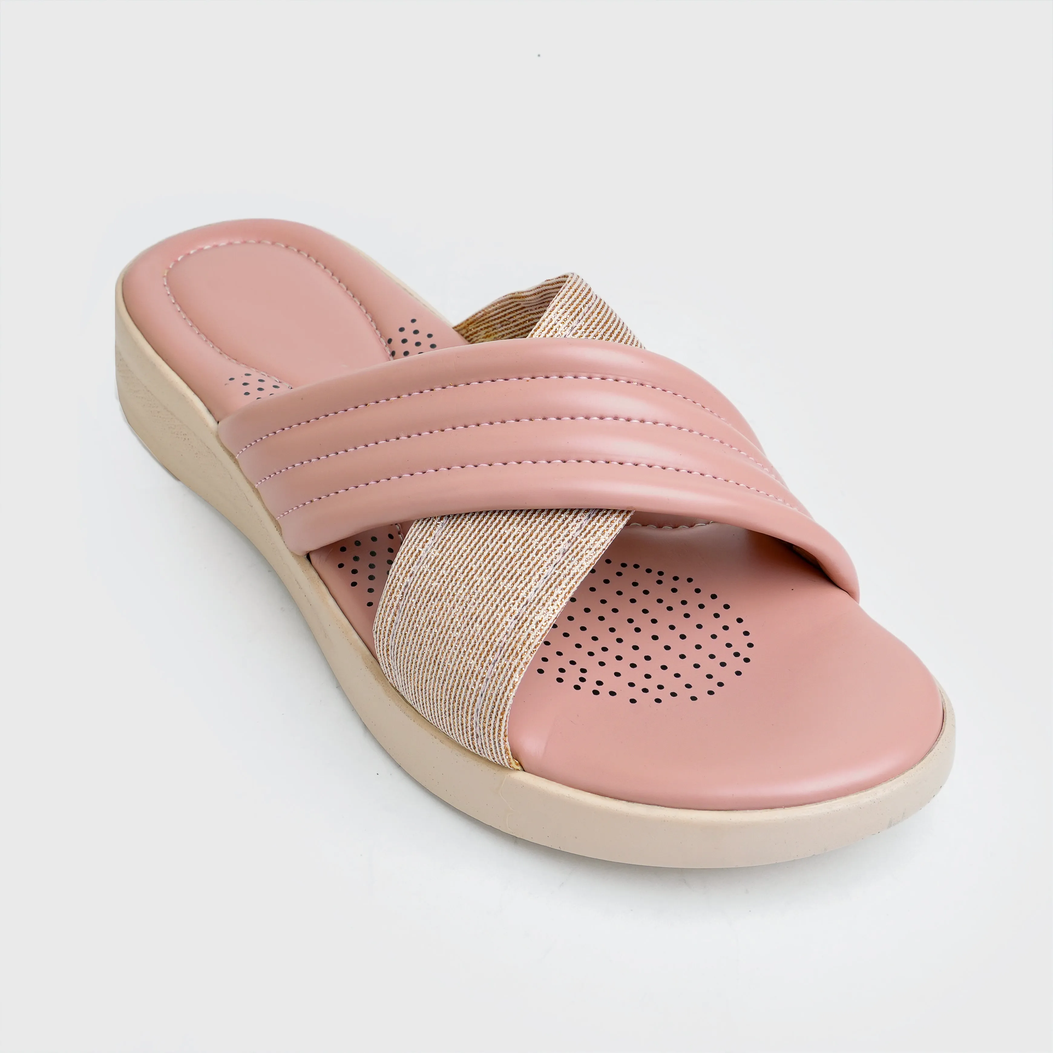 Blush Elegance High Sole Flat - Pink