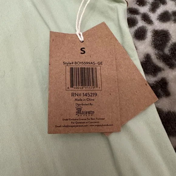 Born Sleepwear 2 Piece Tank Pants Set in Green Size Small