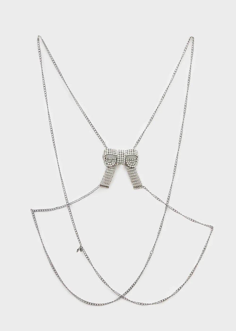 BOW BODYCHAIN IN W/ STONES   COLORS