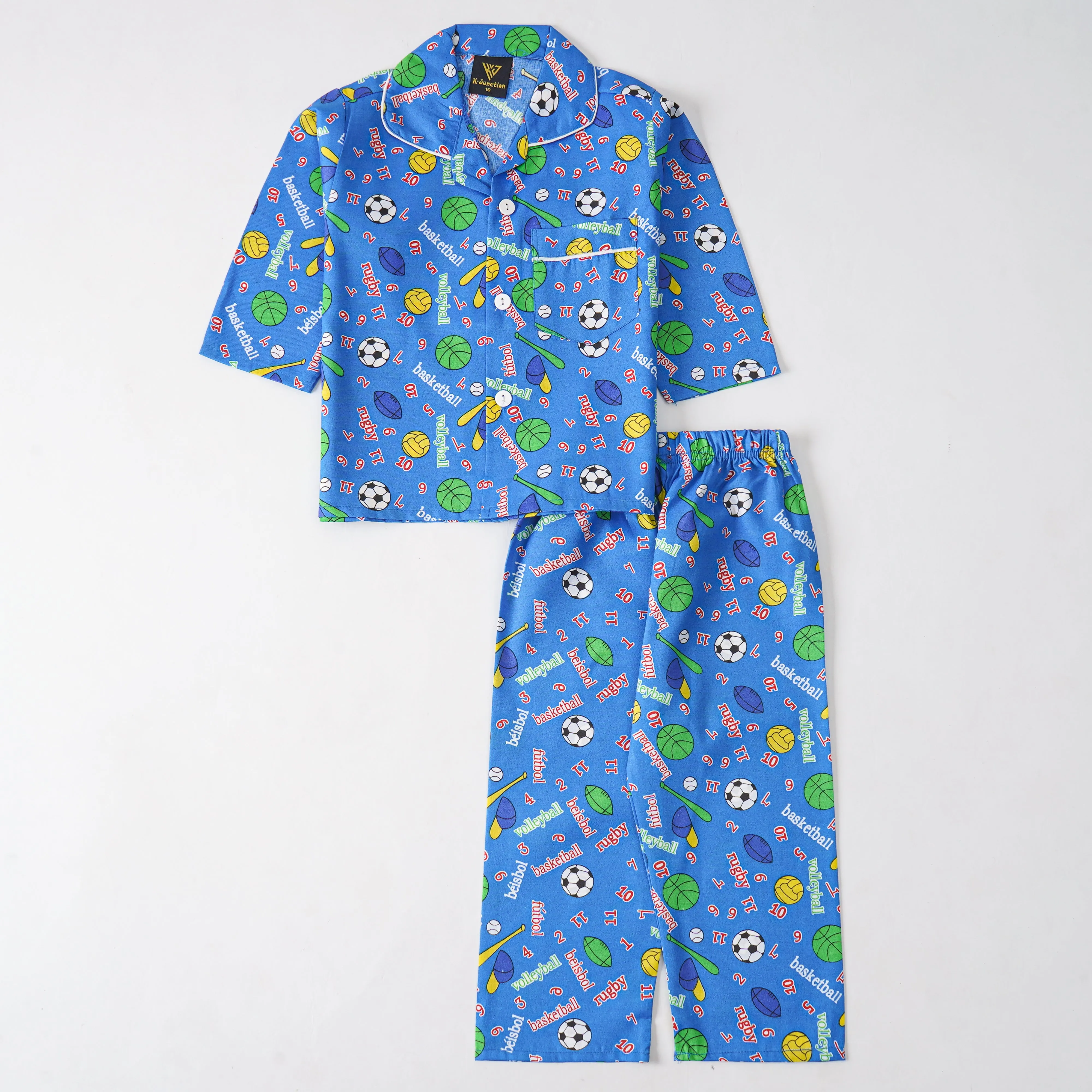 Boys Night Suit Full Sleeves
