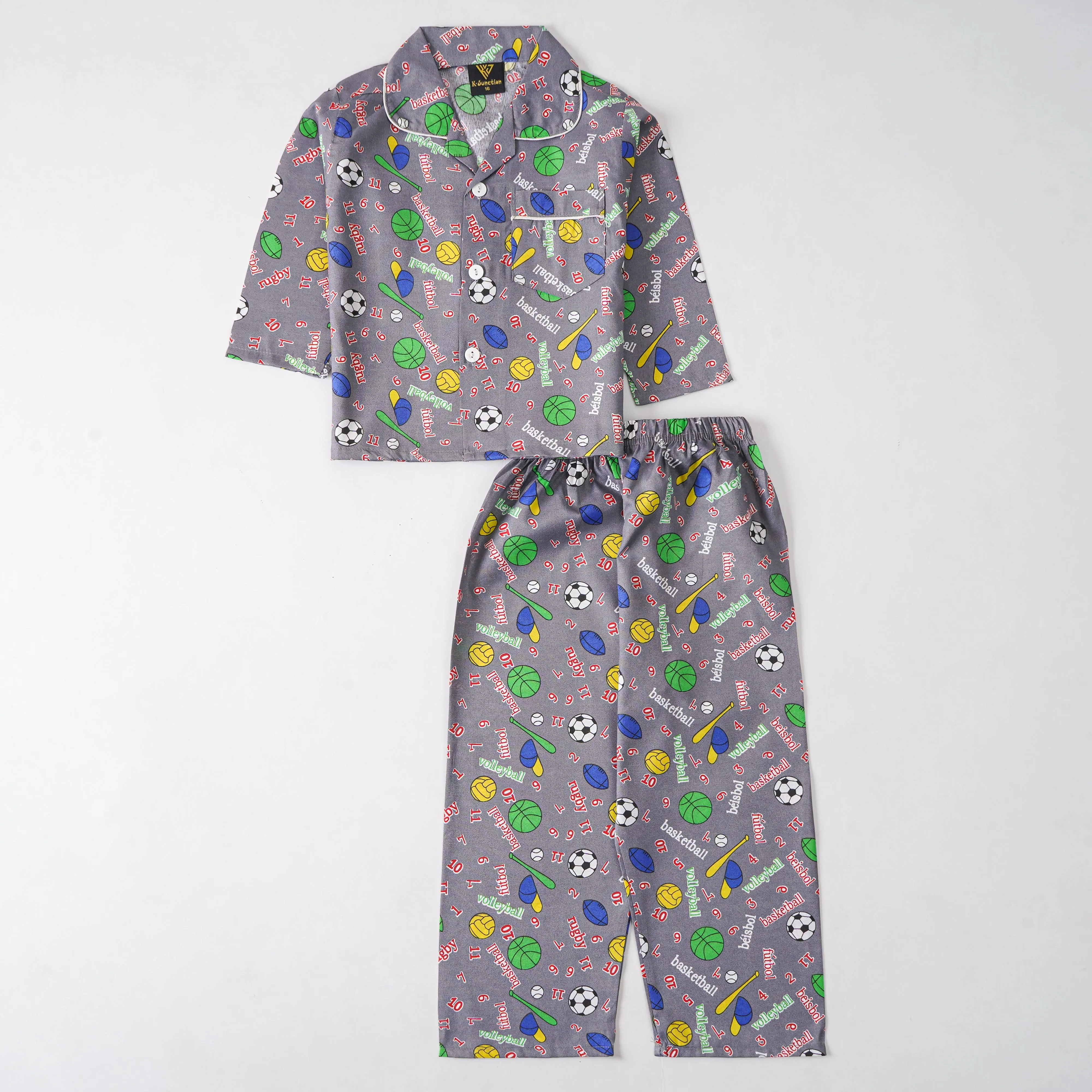 Boys Night Suit Full Sleeves