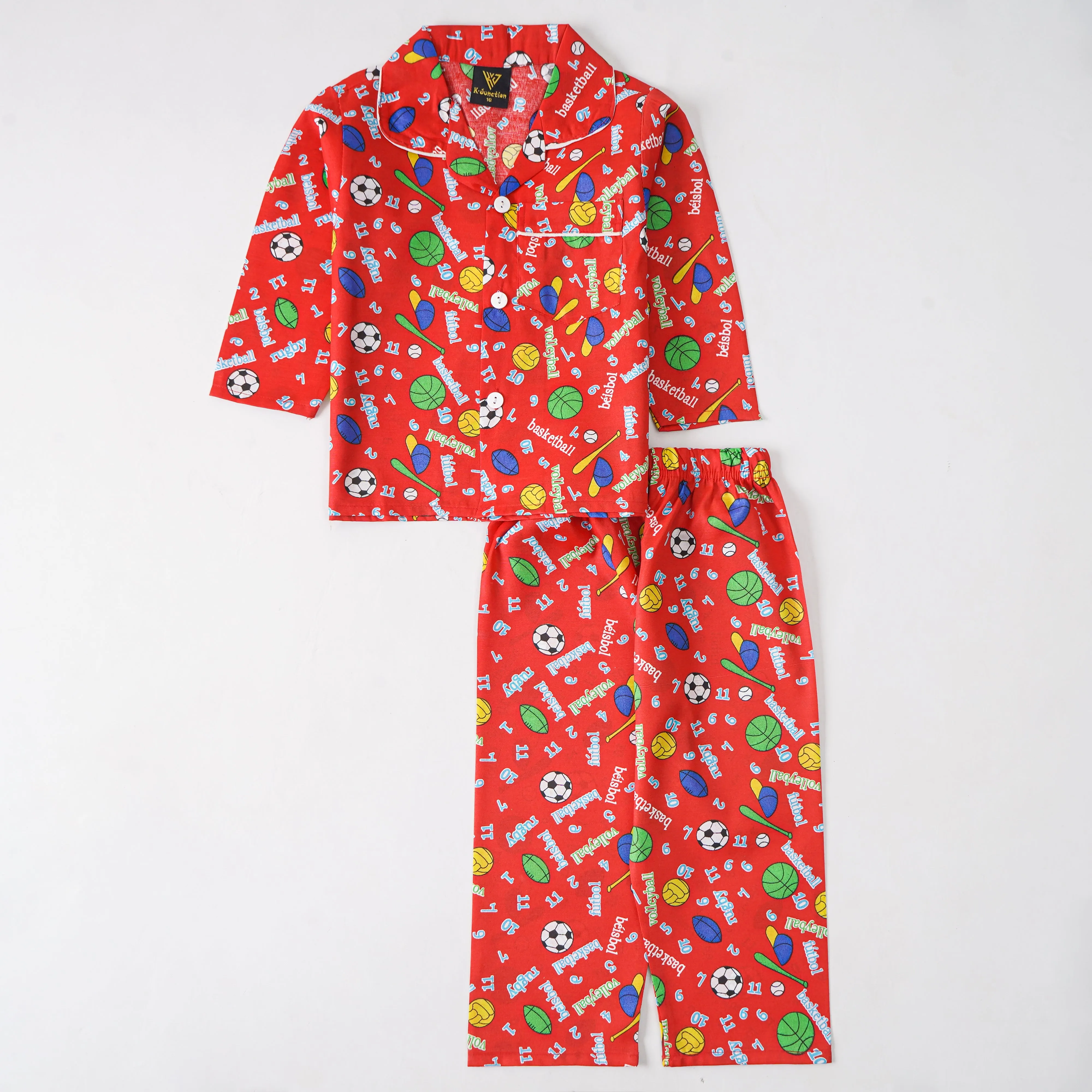 Boys Night Suit Full Sleeves